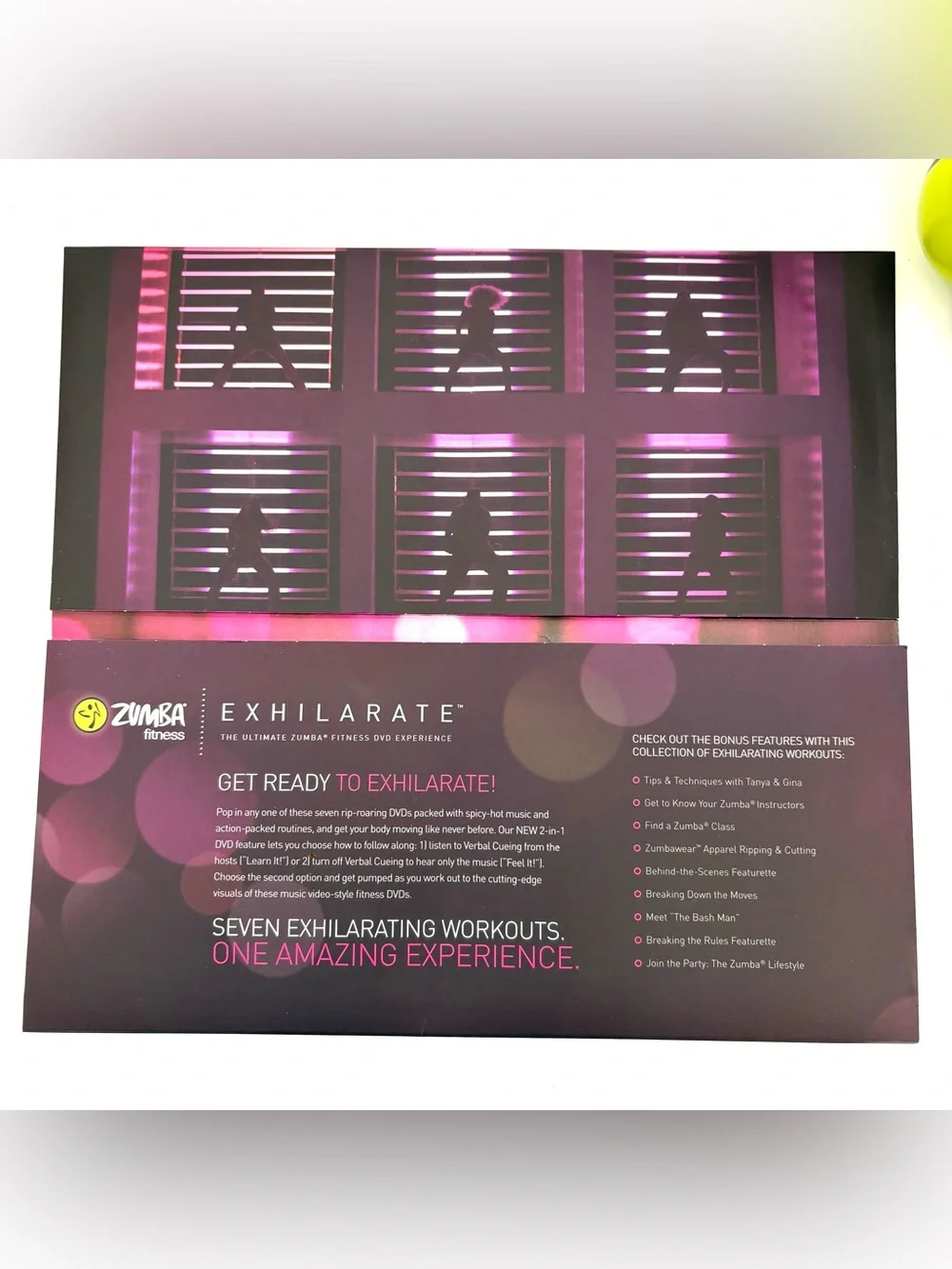 Zumba Fitness Exhilarate Body Shaping System w/ 7 Dvd Set & Toning Sticks - Picture 8 of 12